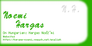 noemi hargas business card